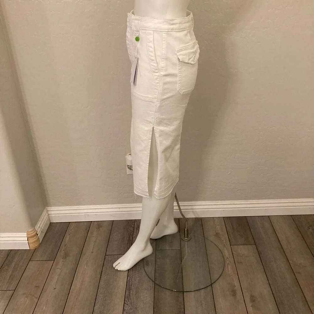 Sam Edelman The Maribelle Skirt White Denim Size 4/27